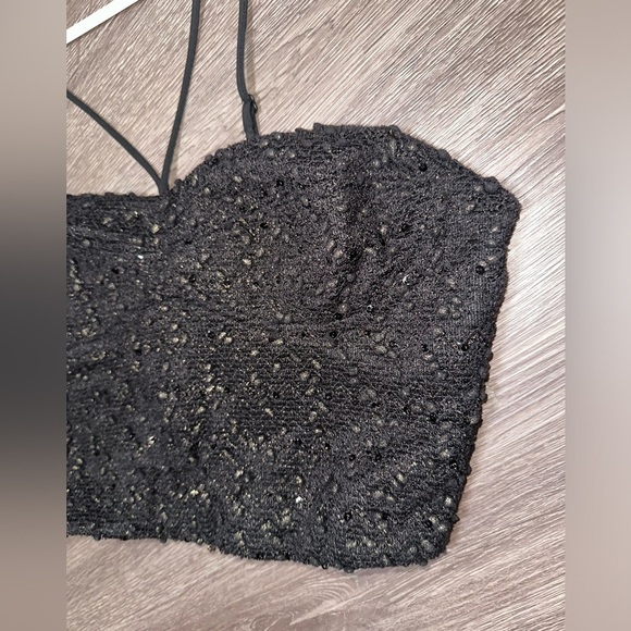 Dress The Population Sequined Crop Top NWOT - Picture 3 of 7